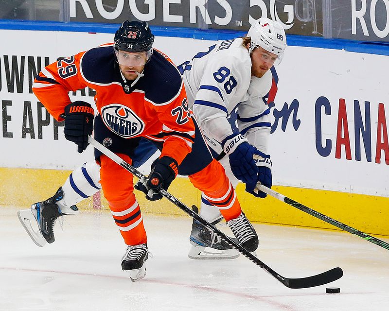 NHL: Toronto Maple Leafs at Edmonton Oilers