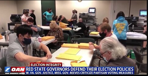 Red state governors defend their election policies