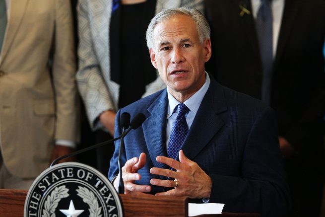 DALLAS, TX - JULY 08: Texas Governor Greg Abbott speaks at Dallas's City Hall near the area that is still an active crime scene in downtown Dallas following the deaths of five police officers last night on July 8, 2016 in Dallas, Texas. Five police officers were killed and seven others were injured in the evening ambush during a march against recent police involved shootings. Investigators are saying the suspect is 25-year-old Micah Xavier Johnson of Mesquite, Texas. This is the deadliest incident for U.S. law enforcement since September 11. (Photo by Spencer Platt/Getty Images)