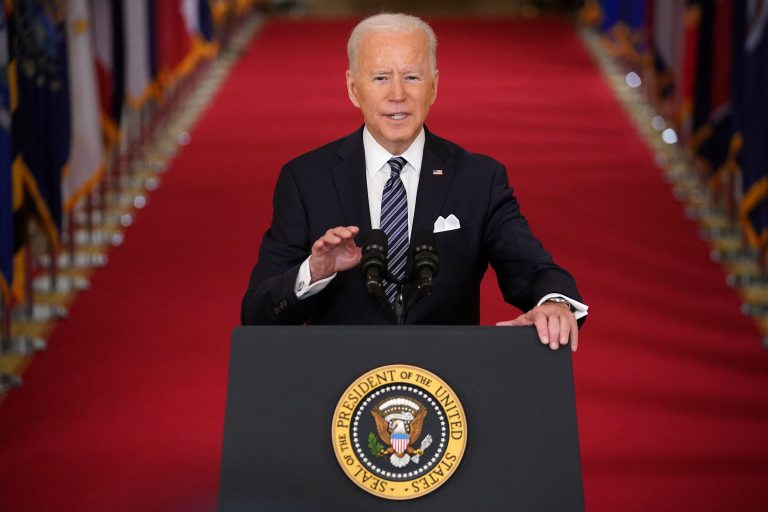 Watch live: Biden delivers his first primetime address on next steps in fight against Covid