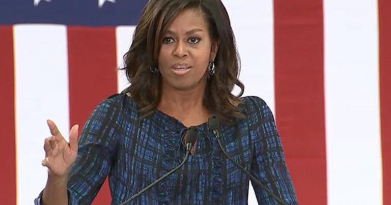 Michelle Obama hits Trump on debate performance, birtherism