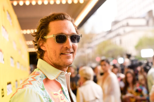 AUSTIN, TEXAS - MARCH 09: Matthew McConaughey attends the "The Beach Bum" Premiere 2019 SXSW Conference and Festivals at Paramount Theatre on March 09, 2019 in Austin, Texas. (Photo by Matt Winkelmeyer/Getty Images for SXSW)