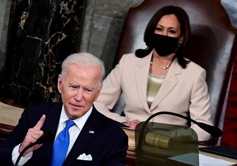 U.S. President Joe Biden's first address to a joint session of Congress