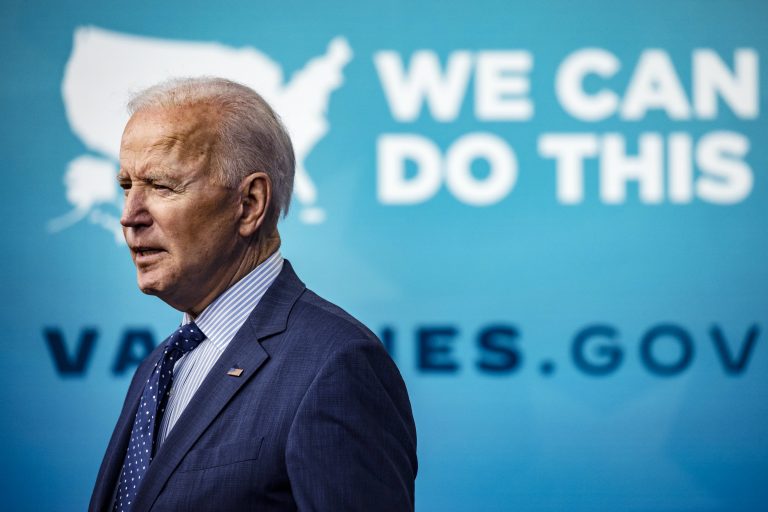 Biden is on track to fall short of vaccinating 70% of American adults by the Fourth of July