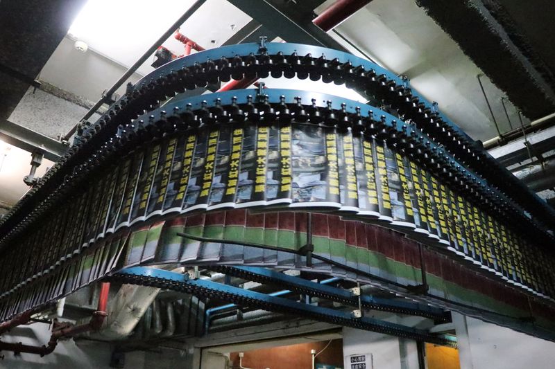 FILE PHOTO: Copies of Apple Daily newspaper are seen at its printing facility in Hong Kong