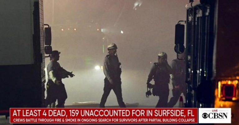Crews battle through fire and smoke as Surfside, Florida, rescue efforts continue