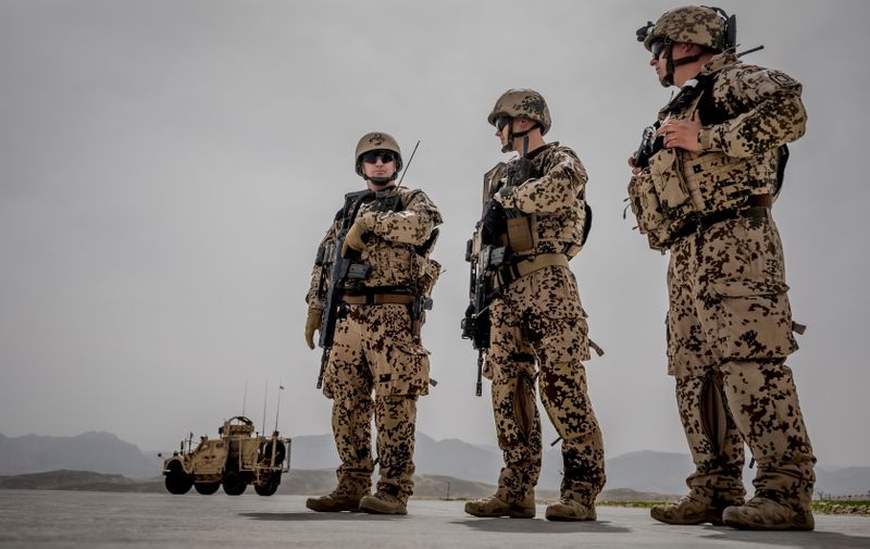 FILE PHOTO: German Bundeswehr soldiers in Afghanistan