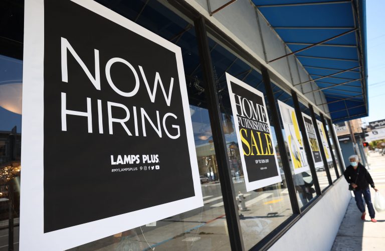 Job openings set record of 9.3 million as labor market booms
