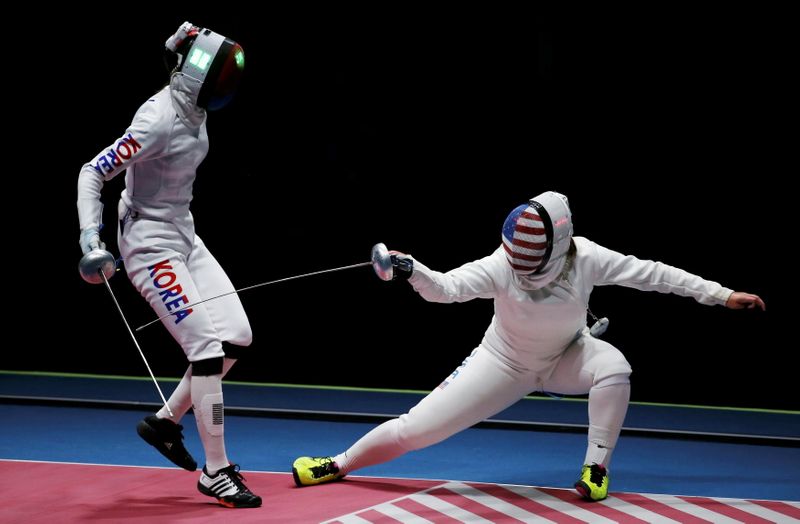 FILE PHOTO: Fencing - Women's Epee Team Placements