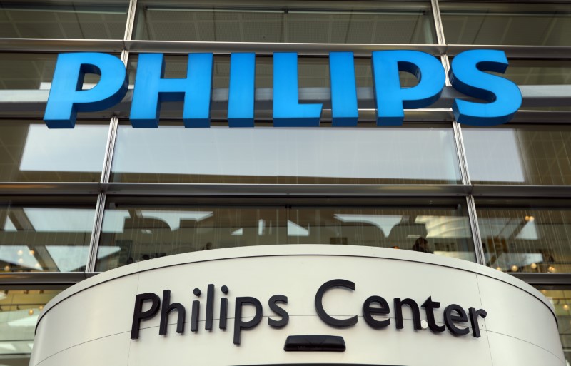 FILE PHOTO: Dutch health technology company Philips presents the company's financial results for the fourth quarter in Amsterdam