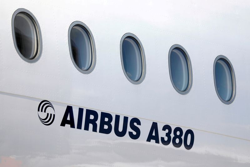 FILE PHOTO: FILE PHOTO: Airbus Airplane at Paris Charles de Gaulle airport in Roissy-en-France