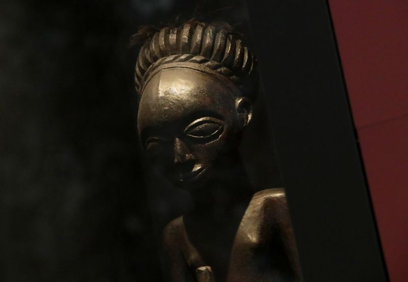 Belgian government announces plans to return pieces of art looted from Congo during colonial rule, in Tervuren