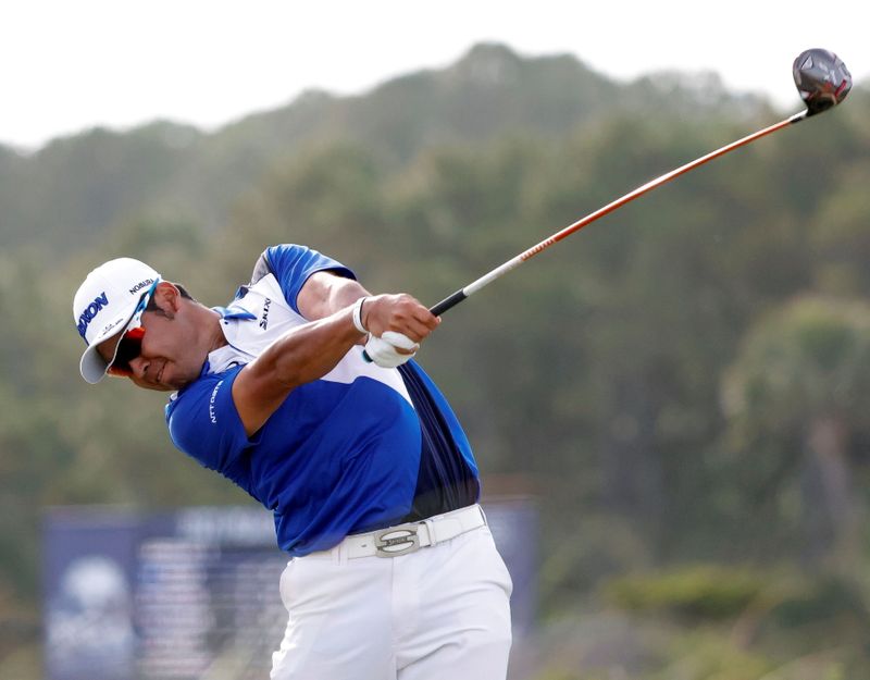 FILE PHOTO: Golf - Hideki Matsuyama during the PGA Championship - Third Round