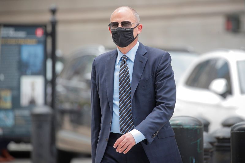 Attorney Michael Avenatti arrives for his sentencing hearing in New York