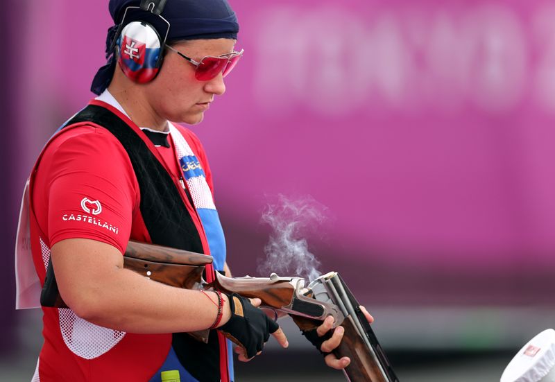 Shooting - Women's Trap - Qualification Day 1