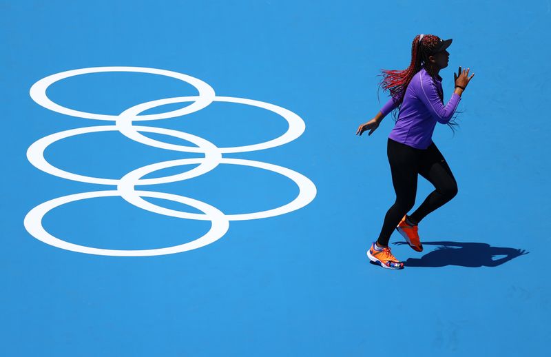 Tokyo 2020 Olympics - Tennis Training
