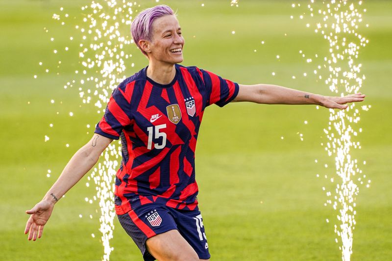 FILE PHOTO: Soccer: 2021 U.S. Women's National Team Send-off Series-Mexico at USA