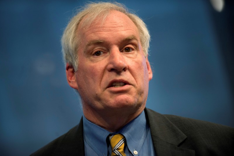 FILE PHOTO: The Federal Reserve Bank of Boston's President and CEO Eric S. Rosengren speaks in New York