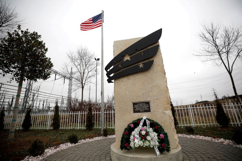 FILE PHOTO: The Memorial of U.S. President-elect Joe Biden's late son, Joseph R. 'Beau' Biden, III, is pictured in the village of Sojevo