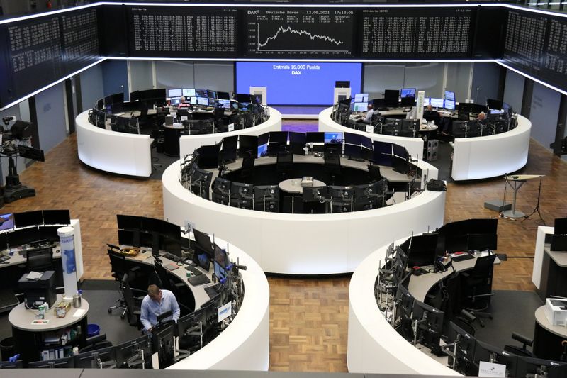 German share price index DAX graph is pictured at the stock exchange in Frankfurt