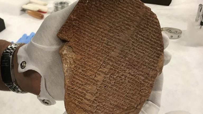 Gilgamesh Dream Tablet to be returned to Iraq