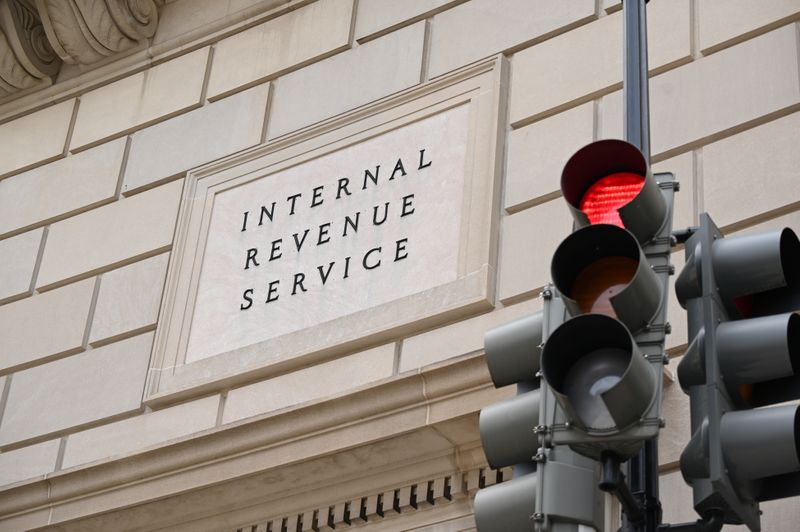 The Internal Revenue Service building is seen in Washington