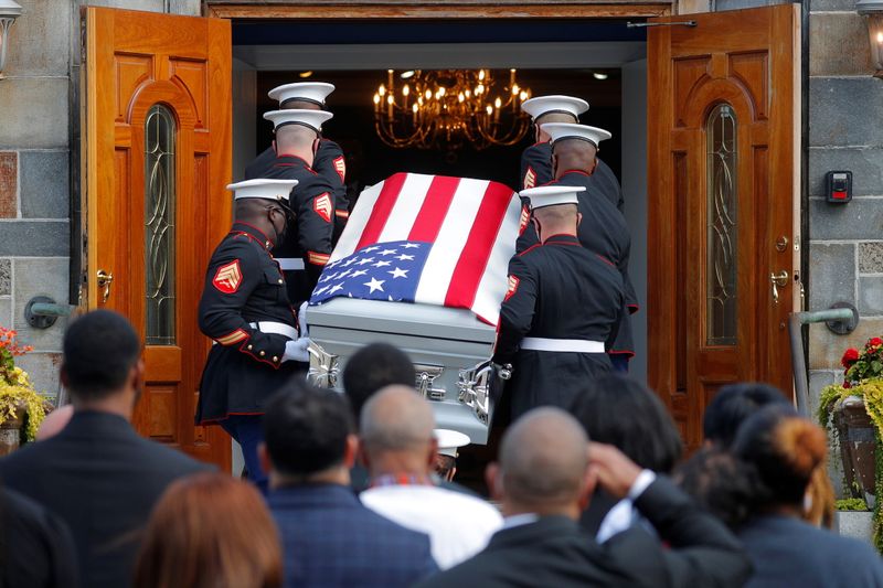 The remains of U.S. Marine Sgt. Johanny Rosario Pichardo return to her hometown, in Lawrence