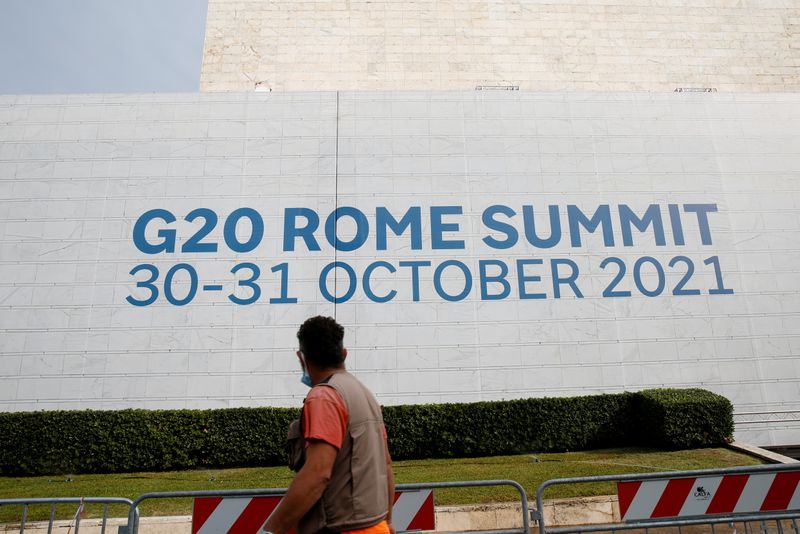 Preparations for Rome's G20 summit