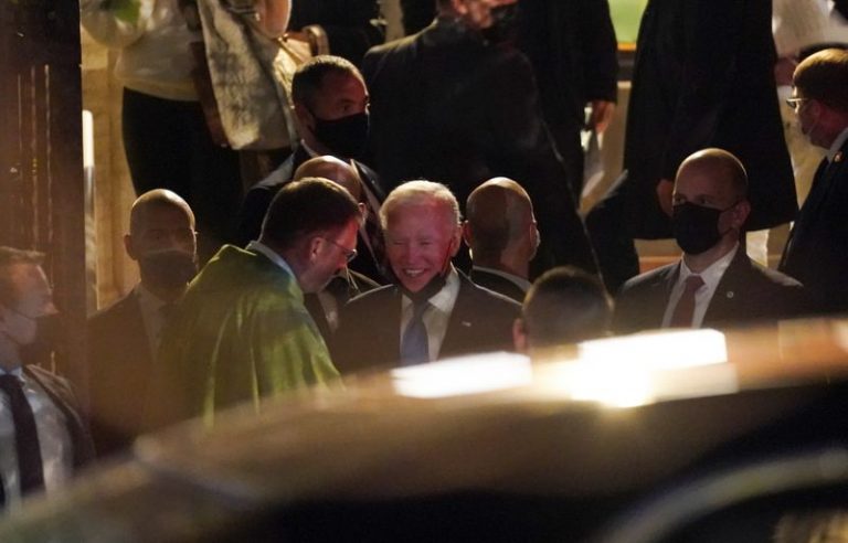 Bidens attend Mass in Rome, a day after meeting Pope Francis