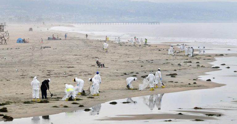 California oil spill believed to be much smaller than originally feared