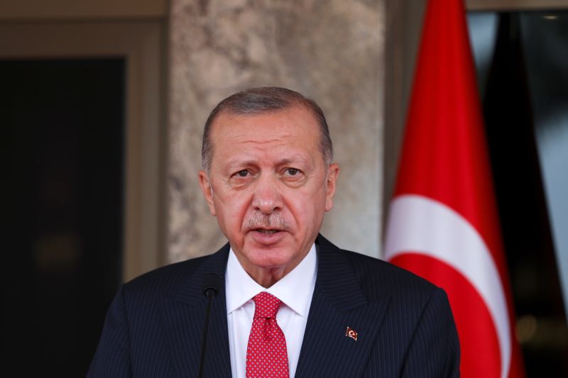 FILE PHOTO: Turkish President Tayyip Erdogan