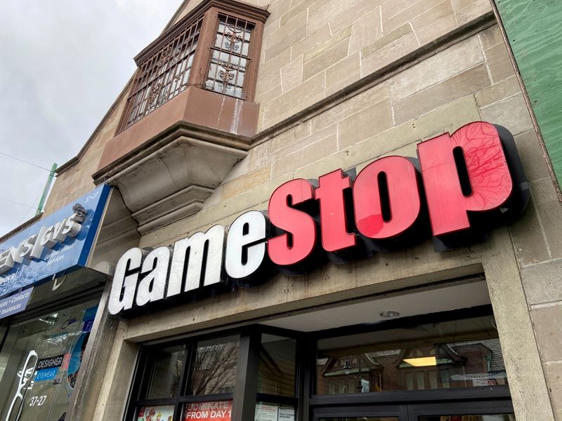 FILE PHOTO: A GameStop store is seen in the Jackson Heights neighborhood of New York City