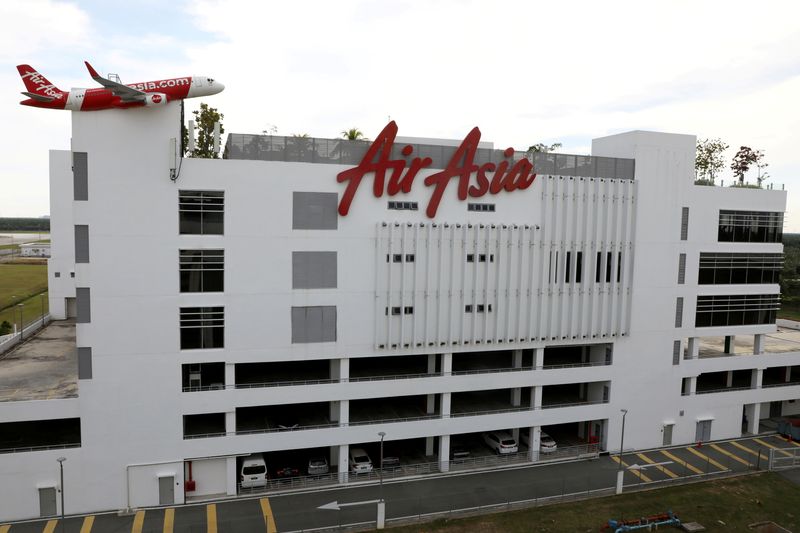 FILE PHOTO: A general view of AirAsia headquarters, amid the coronavirus disease (COVID-19) outbreak in Sepang