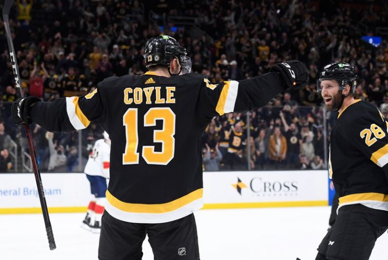 NHL roundup: Bruins halt Panthers’ season-opening win streak