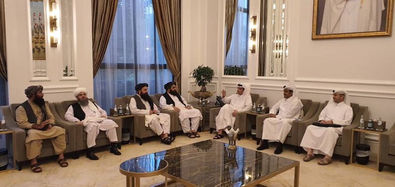 Taliban delegates meet with Qatar delegates in Doha