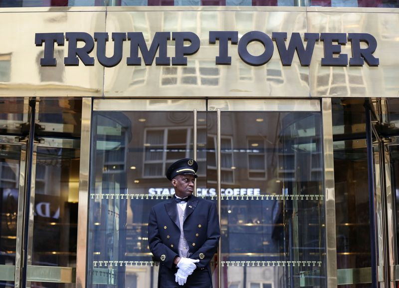 FILE PHOTO: Trump Tower on 5th Avenue in the Manhattan borough of New York