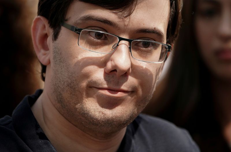 FILE PHOTO: Former drug company executive Martin Shkreli exits U.S. District Court after being convicted of securities fraud, in the Brooklyn borough of New York City