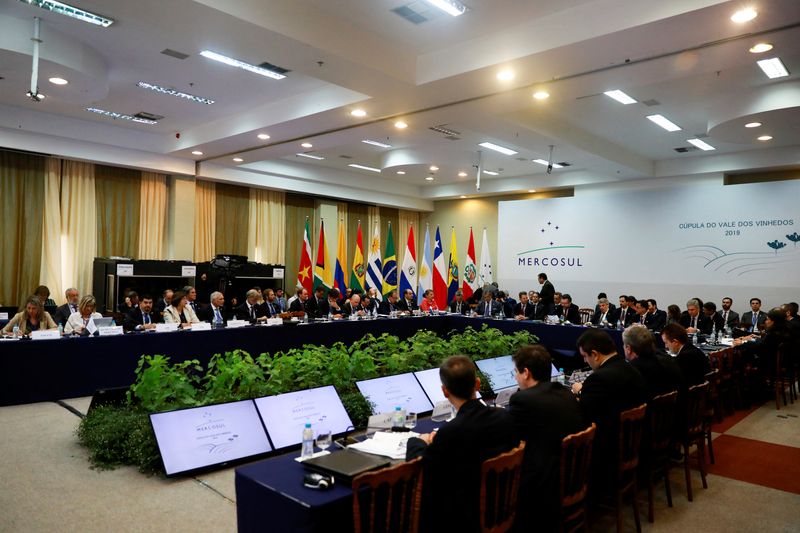 Mercosur trade bloc summit in Bento Goncalves
