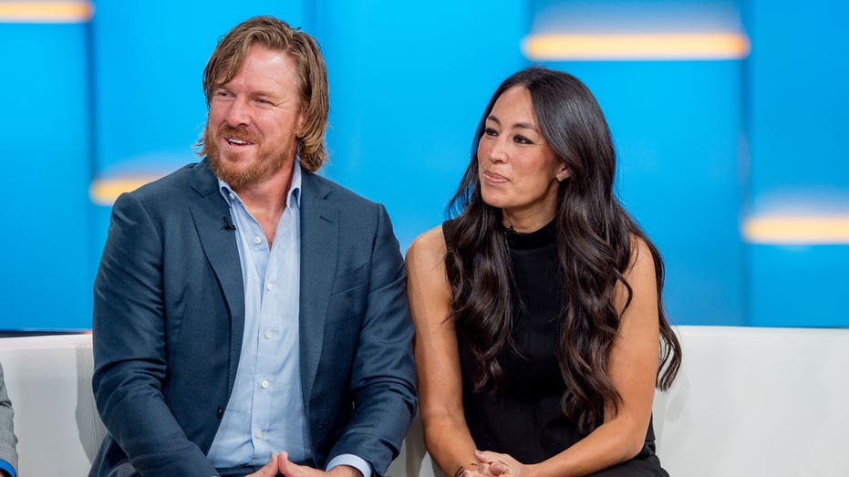 Chip and Joanna Gaines appear on 'Fox & Friends' in 2017.