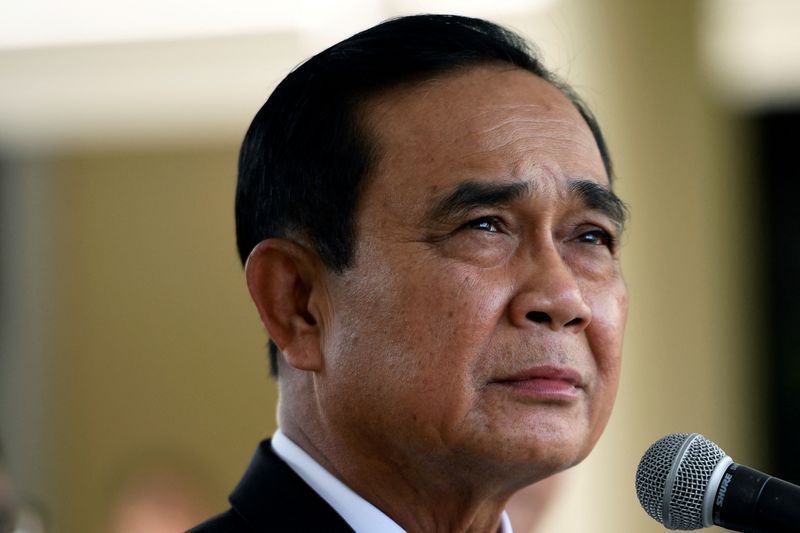 FILE PHOTO: Thailand Prime Minister Prayuth Chan-ocha attends an agreement signing ceremony for purchase of AstraZeneca's potential COVID-19 vaccine at Government House in Bangkok