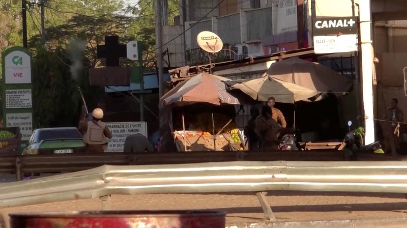 Heavy gunfire in Ouagadougou