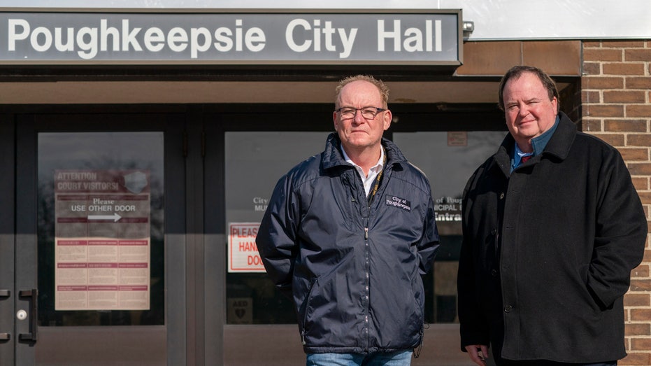 Poughkeepsie Mayor Robert Rolison, left, and City Administrator Marc Nelson 