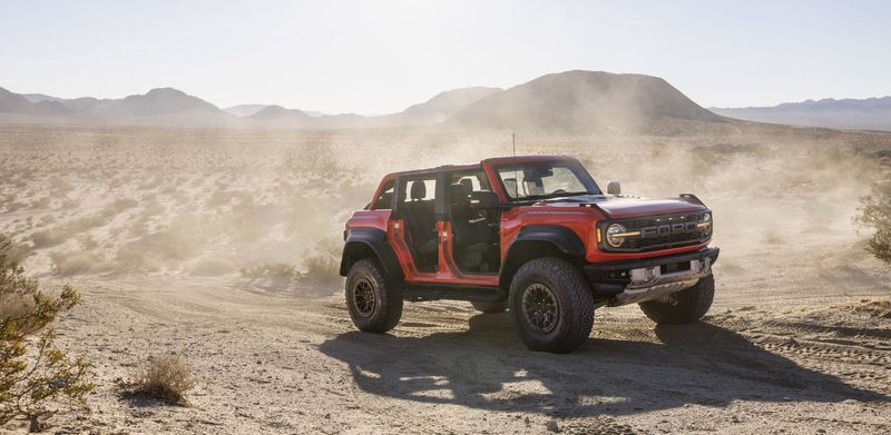 The newly launched Ford Bronco Raptor SUV. Courtesy Ford