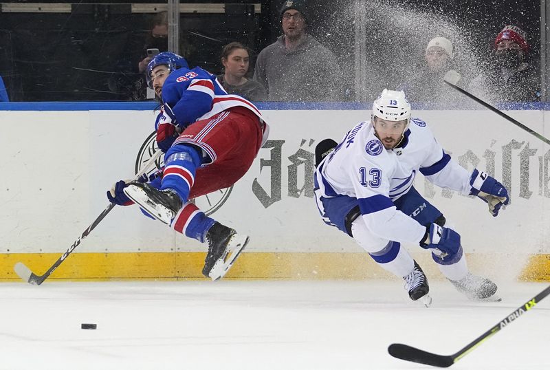 NHL: Tampa Bay Lightning at New York Rangers