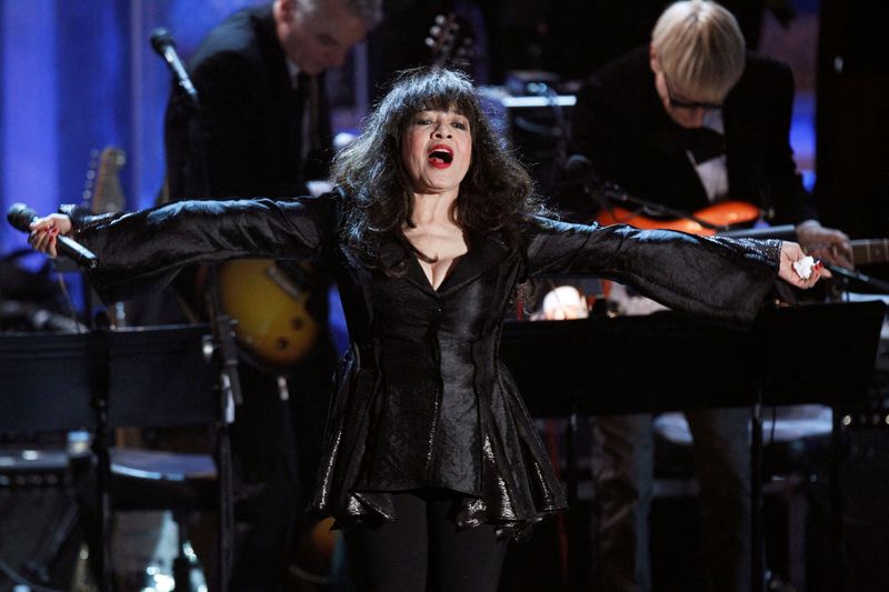FILE PHOTO: Musician Spector performs during the 2010 Rock and Roll Hall of Fame induction ceremony in New York