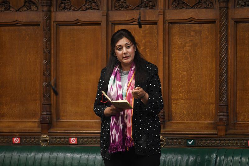 MP Nusrat Ghani speaks in Parliament in London