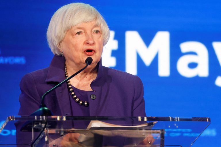 Yellen defends Biden’s economic record, says she sees path to slower inflation