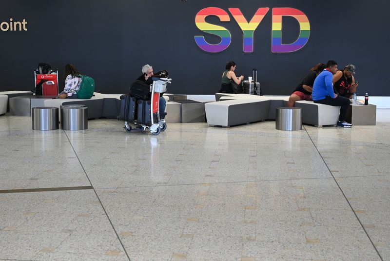 The international arrivals area at Kingsford Smith International Airport is seen after Australia implemented an entry ban on non-citizens and non-residents due to the coronavirus disease (COVID-19) in Sydney