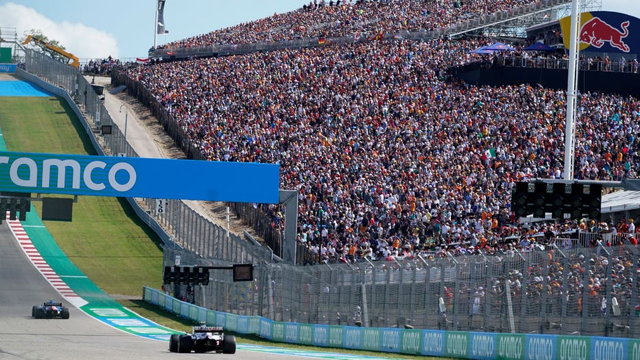  F1 U.S. Grand Prix auto race at Circuit of the Americas, on Oct. 24, 2021, in Austin, Texas.