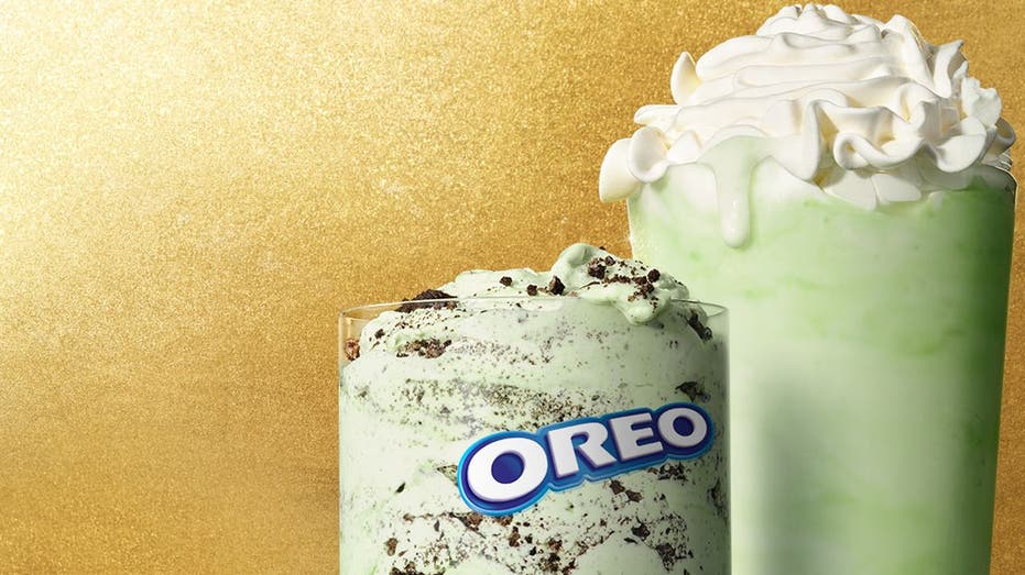 McDonald's USA Shamrock Shake and OREO Shamrock McFlurry